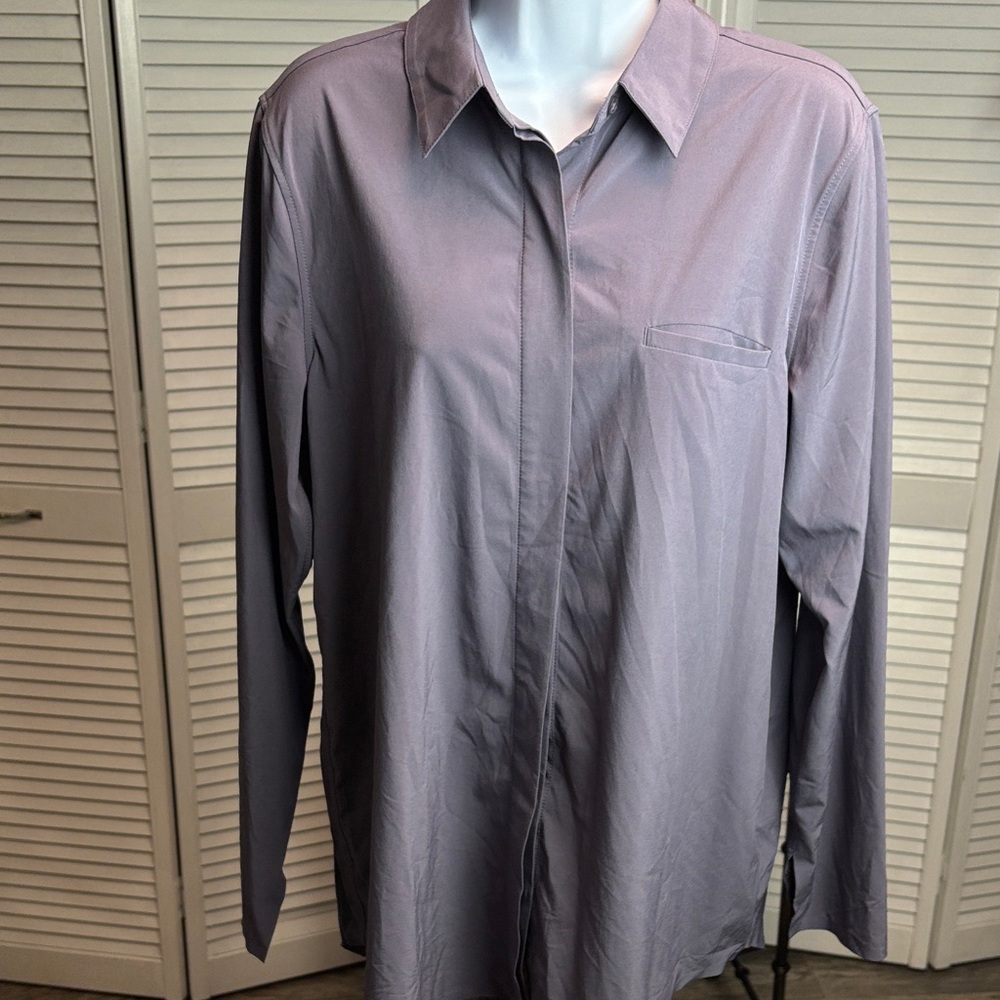 Athleta Woman’s Purple Button Up Shirt